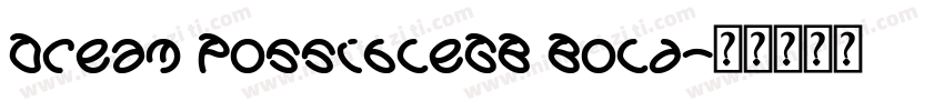 Dream PossibleGB Bold字体转换